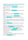 Florida Civic Literacy Exam 2026 &ndash; 200 Questions with Verified Answers &vert; Complete Study Guide