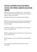 MCOLES LICENSING EXAM 2026 BUNDLE ACTUAL TEST PAPERS COMPLETE SOLUTIONS VERIFIED