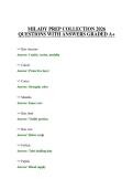 MILADY PREP COLLECTION 2026 QUESTIONS WITH ANSWERS GRADED A&plus;