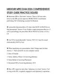 MISSOURI MPJE EXAM 2026 COMPREHENSIVE STUDY GUIDE PRACTICE SOLVED