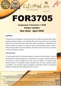 FOR3705 Assignment 2 &lpar;COMPLETE ANSWERS&rpar; Semester 1 2026 - DUE 23 March 2026