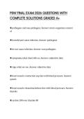 PSW FINAL EXAM 2026 QUESTIONS WITH COMPLETE SOLUTIONS GRADED A&plus;