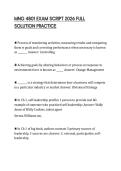 MNG 4801 EXAM SCRIPT 2026 FULL SOLUTION PRACTICE