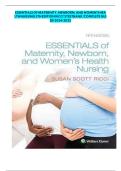 Test Bank for Essentials of Maternity Newborn and Women's Health Nursing 5th Edition Ricci&colon; ISBN 9781975112646 - All Chapters Complete 2025&sol;2026