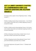 ACCT 211 LIBERTY UNIVERSITY CHAPTER 1 TO 3 COMPREHENSIVE SCRIPT 2026 COMPLETE