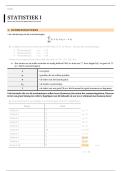 VOLLEDIGE samenvatting van de WPO's van Statistiek I&colon; meetschalen en beschrijvende statistiek &lpar;geslaagd in eerste zit met 15&sol;20&rpar;