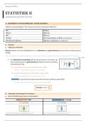 VOLLEDIGE samenvatting van de WPO's van Statistiek II&colon; Kansrekening en inductieve statistiek &lpar;geslaagd in eerste zit&rpar;