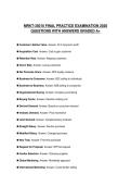 MRKT-35010 FINAL PRACTICE EXAMINATION 2026 QUESTIONS WITH ANSWERS GRADED A&plus;