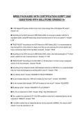 MRSO PACKAGED WITH CERTIFICATION SCRIPT 2026 QUESTIONS WITH SOLUTIONS GRADED A&plus;