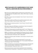 MRSO PACKAGED WITH COMPREHENSIVE STUDY GUIDE 2026 FULL QUESTIONS AND SOLUTIONS GRADED A&plus;