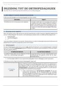 VOLLEDIGE samenvatting van Inleiding tot de orthopedagogiek gedoceerd door Prof dr&period; H&period; Van Puyenbroeck &lpar;geslaagd in eerste zit met 17&sol;20&rpar;