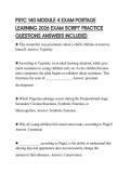 PSYC 140 MODULE 4 EXAM PORTAGE LEARNING 2026 EXAM SCRIPT PRACTICE QUESTIONS ANSWERS INCLUDED