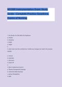 NCCER Instrumentation Exam Study Guide - Complete Practice Questions&comma; Exams of Nursing