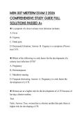 MSN 507 MIDTERM EXAM 2 2026 COMPREHENSIVE STUDY GUIDE FULL SOLUTIONS PASSED A&plus;