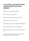 PSYC 515 WEEK 4 QUIZ SCIENTIFIC WRITING CONCEPTS REVIEW FILE 2026 TESTED QUESTIONS