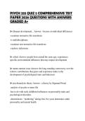 PSYCH 255 QUIZ 5 COMPREHENSIVE TEST PAPER 2026 QUESTIONS WITH ANSWERS GRADED A&plus;