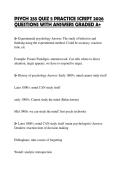 PSYCH 255 QUIZ 5 PRACTICE SCRIPT 2026 QUESTIONS WITH ANSWERS GRADED A&plus;