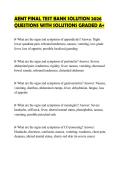 AEMT FINAL TEST BANK SOLUTION 2026 QUESTIONS WITH SOLUTIONS GRADED A&plus;