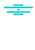  TEST BANK for Evidence-Based Practice in Nursing and Healthcare 4th Edition by Bernadette Melnyk & Ellen Fineout-Overholt &vert; ISBN 9781496384539 &vert; Chapters 1-23 Complete &vert; 2025&sol;2026