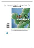 Test bank for Brock Biology of Microorganisms 15th Edition with test questions and answers graded A&plus;