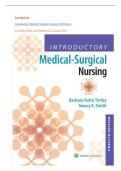 Test Bank for Introductory Medical-Surgical Nursing 12th Edition by Timby Smith&comma; All Chapters 1-72 Covered&comma; A&plus; guide&period;&vert;Latest 2026