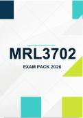 MRL3702 EXAM PACK 2026