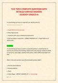 TCCC TIER 3 Exam 2026&sol;2027 &ndash; Verified Questions and Correct Answers With Rationales &vert; Graded A&plus; &vert; Downloadable PDF