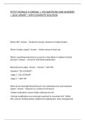 PC707-MODULE 4-CARDIAC &vert; 156 QUESTIONS AND ANSWERS &vert; 2026 UPDATE &vert; WITH COMPLETE SOLUTION