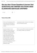 Glo-bus Quiz 2 Exam Questions & Answers Test QUESTIONS AND VERIFIED SOLUTIONS &vert;2026&vert; ELABORATED &DETAILED ANSWERS&excl;&excl;