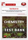 Test Bank for Organic Chemistry 7th Edition By Janice Gorzynski Smith&comma; Chapters 1-31 Isbn-9781264141531 &vert;&vert; Complete A&plus; Guide