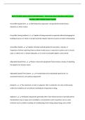 NFPA 70 &lpar;2014 Edition&rpar; Article 100 Definitions &ndash; Electricians Exam Questions with Correct  Answers 100&percnt; Verified 