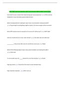 NFPA 1006 rope Exam Questions with Correct Answers 100&percnt; Verified