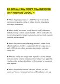 IHS EXAM PREP QUESTIONS AND SOLUTIONS 2026 GRADED A&plus;