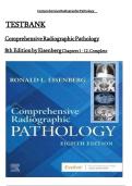 Test Bank for Comprehensive Radiographic Pathology 7th Edition by Eisenberg & Johnson &vert; 2026 Update &vert; Complete Chapters 1-12 &vert; 2500&plus; Questions with Rationales