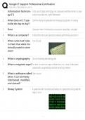 Google IT Support Certificate &sol; Professional Certification &sol; Study Guide &sol; 2026 Update