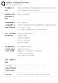 Walmart Food Certification &sol; Safety Test Prep &sol; Study Guide &sol; 2026 Update