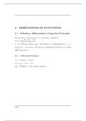 Derivatives functions problems solved step by step