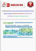 Test Bank For Ethics and Law in Dental Hygiene 4th Edition by Kristin Minihan-Anderson&vert;&vert;ISBN NO&colon;10&comma;0323761194&vert;&vert;ISBN NO&colon;13&comma;978-0323761192&vert;&vert;All Chapters&vert;&vert;Complete Guide A&plus;