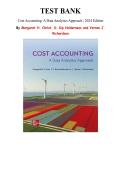 Test Bank for Cost Accounting&colon; A Data Analytics Approach &lpar;2024 Release&rpar; By Margaret H&period; Christ&comma; D&period; Kip Holderness and Vernon J&period; Richardson&comma; Chapter 1-14 &vert; All Chapters