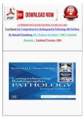 Test Bank for Comprehensive Radiographic Pathology 8th Edition by Ronald Eisenberg All Chapters Included &vert; 100&percnt; Verified Answers &vert; Updated Version&period; 2026