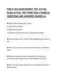 PUBLIX DELI MANAGEMENT TEST ACTUAL EXAM ACTUAL TEST PAPER 2026 COMPLETE QUESTIONS AND ANSWERS GRADED A&plus;