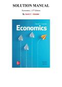 Solution Manual for Economics 12th Edition By David C&period; Colander&comma; Chapter 1-38 &vert; All Chapters