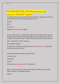 NCCER REVIEW EXAM questions and  answers 20262027 update 