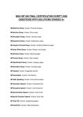 MSU ISP 205 FINAL CERTIFICATION SCRIPT 2026 QUESTIONS WITH SOLUTIONS GRADED A&plus;