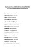 MSU ISP 205 FINAL COMPREHENSIVE STUDY GUIDE 2026 FULL QUESTIONS AND SOLUTIONS GRADED A&plus;