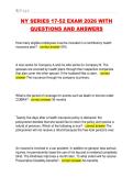 NY SERIES 17-52 EXAM 2026 WITH  QUESTIONS AND ANSWERS