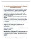 UNF MAN3025 EXAM 1&lpar;CH1-3&rpar; WITH COMPLETE SOLUTIONS LATEST UPDATE 2026-2027&excl;&excl;