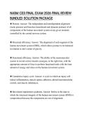 NASM CES FINAL EXAM 2026 FINAL REVIEW BUNDLED SOLUTION PACKAGE