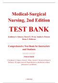 Test Bank &ndash; Medical-Surgical Nursing&colon; Preparation for Practice&comma; 2nd Edition &ndash; Kathleen S&period; Osborn&comma; Cheryl E&period; Wraa&comma; Annita S&period; Watson&comma; & Renee S&period; Holleran &ndash; ISBN 9780132706698 &lpar;Full Chapters 1&ndash;67 Covered&rpar;