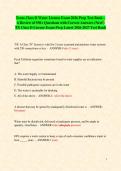 Texas Class D Water License Exam 2026 Prep Test Bank &ndash;  A Review of 550&plus; Questions with Correct Answers &lpar;New&excl;&rpar;  TX Class D License Exam Prep Latest 2026-2027 Test Bank